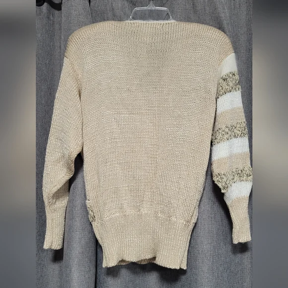 SIDE EFFECTS Handknitted 80s Sweater - Picture 2 of 5